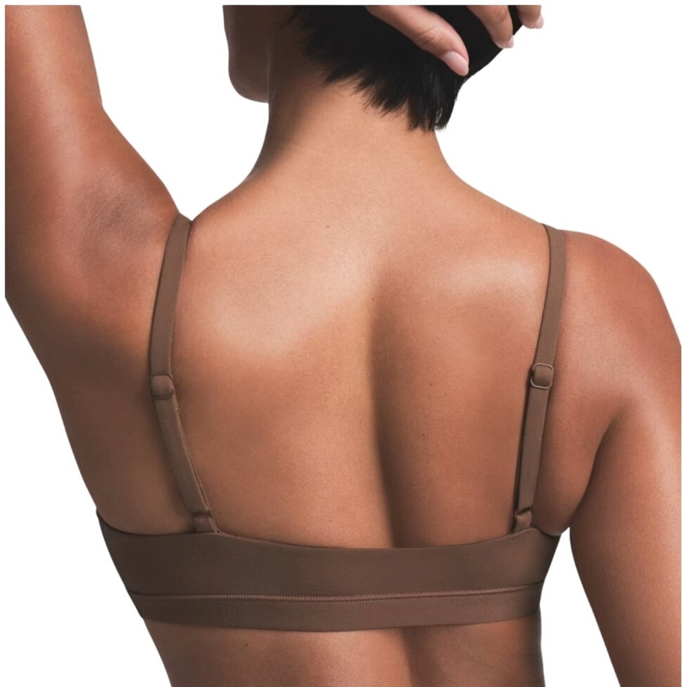 Skims Fits Everybody Scoop Neck Bralette Jasper Brown BR-SCN-2025 Large - Picture 4 of 5